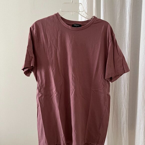 Forever 21 Men's Pink T-Shirt - Picture 1 of 2